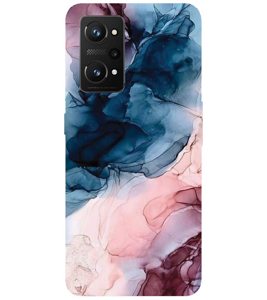 PS1323-Premium Marbles Back Cover for Realme Q3 Pro 5G