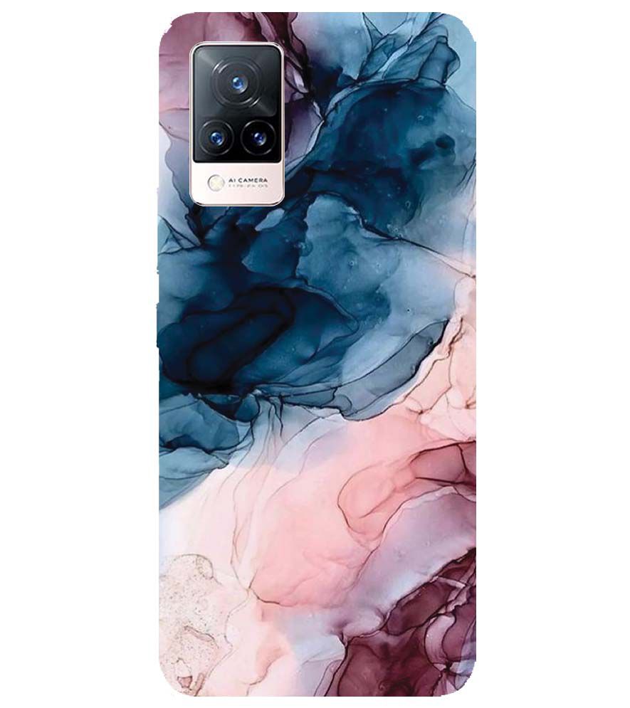 PS1323-Premium Marbles Back Cover for Vivo V21 5G