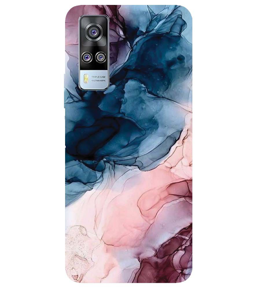 PS1323-Premium Marbles Back Cover for vivo Y51a