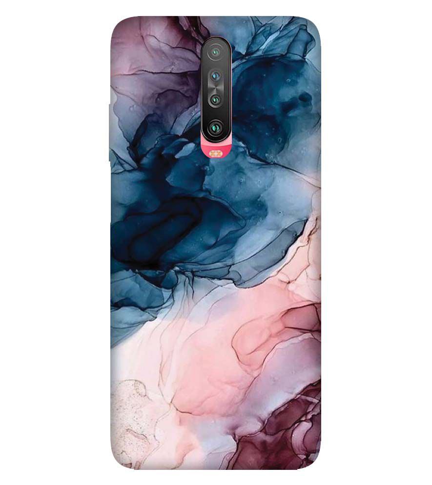 PS1323-Premium Marbles Back Cover for Xiaomi Poco X2