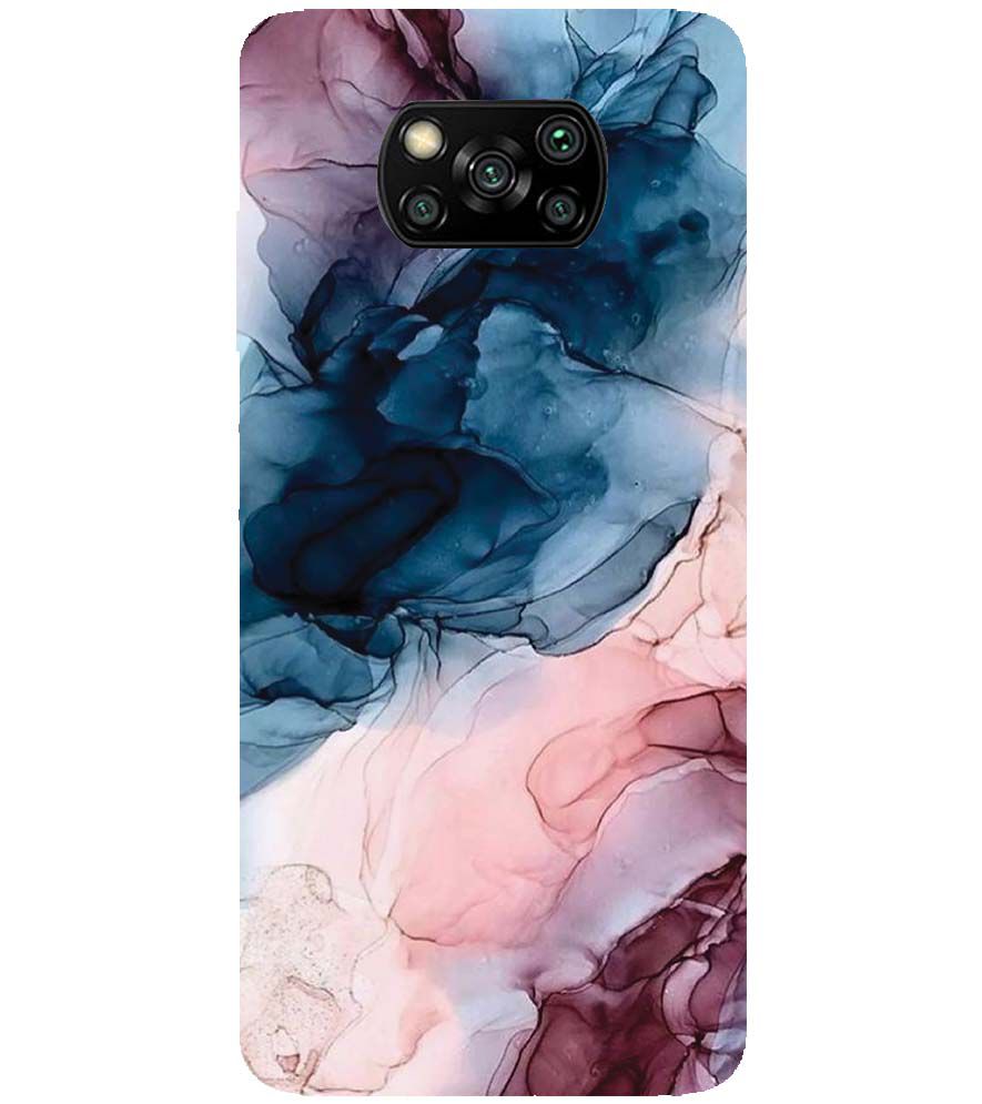 PS1323-Premium Marbles Back Cover for Xiaomi Poco X3