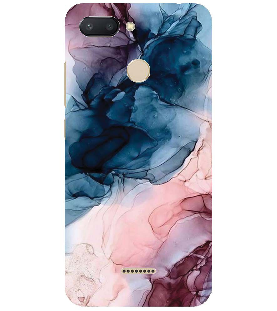 PS1323-Premium Marbles Back Cover for Xiaomi Redmi 6