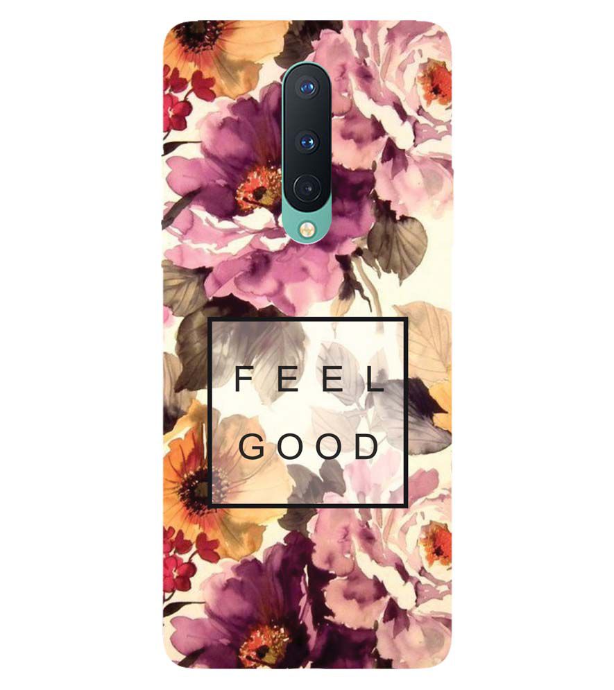 PS1324-Feel Good Flowers Back Cover for OnePlus 8