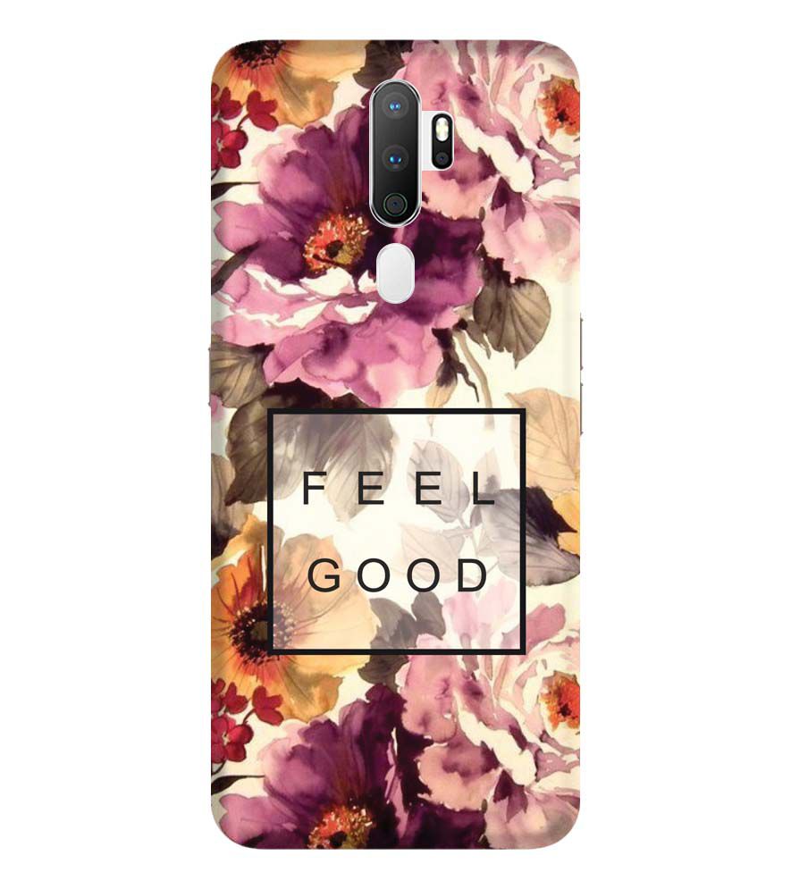 PS1324-Feel Good Flowers Back Cover for Oppo A9 (2020)