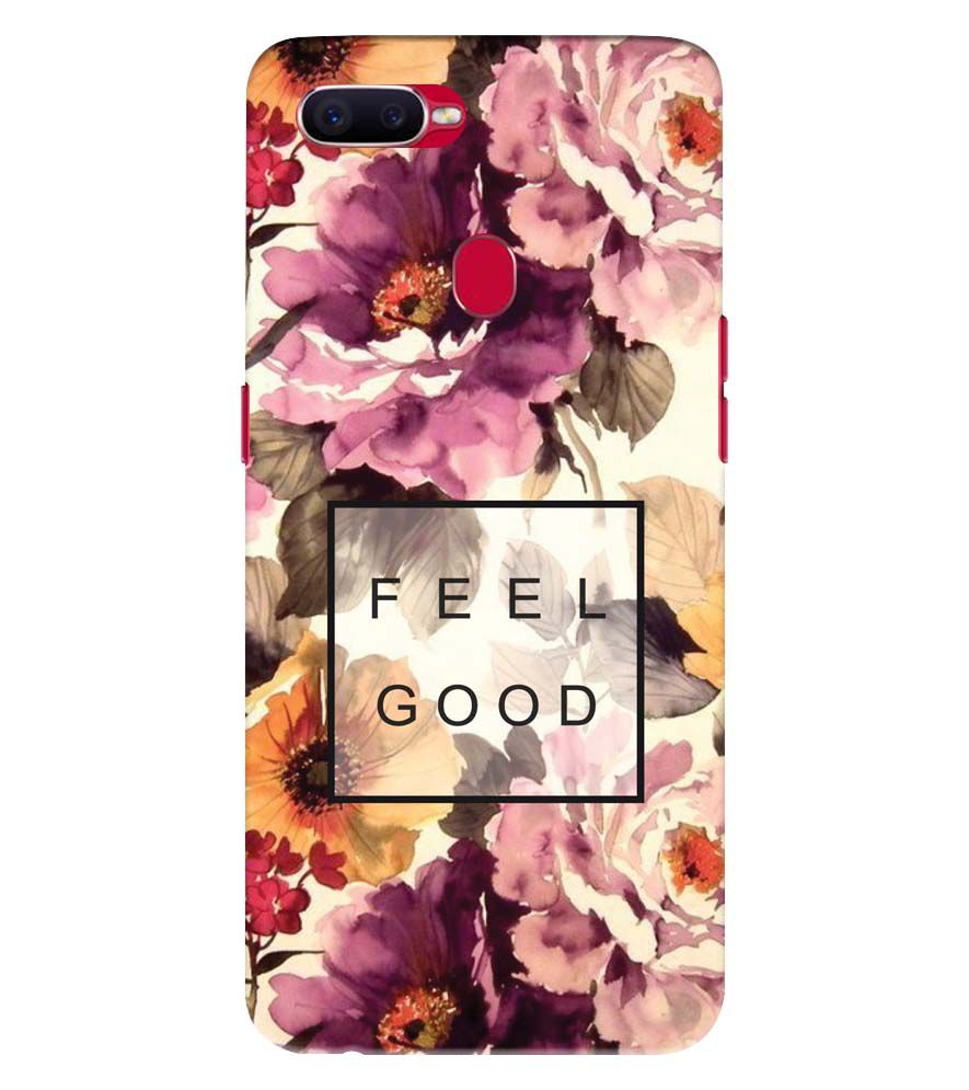 PS1324-Feel Good Flowers Back Cover for Realme U1