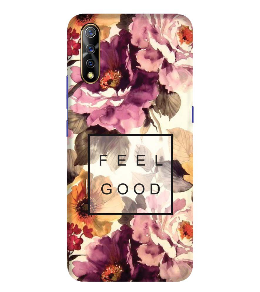 PS1324-Feel Good Flowers Back Cover for Vivo S1