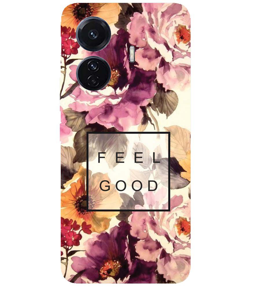 PS1324-Feel Good Flowers Back Cover for vivo T1 Pro