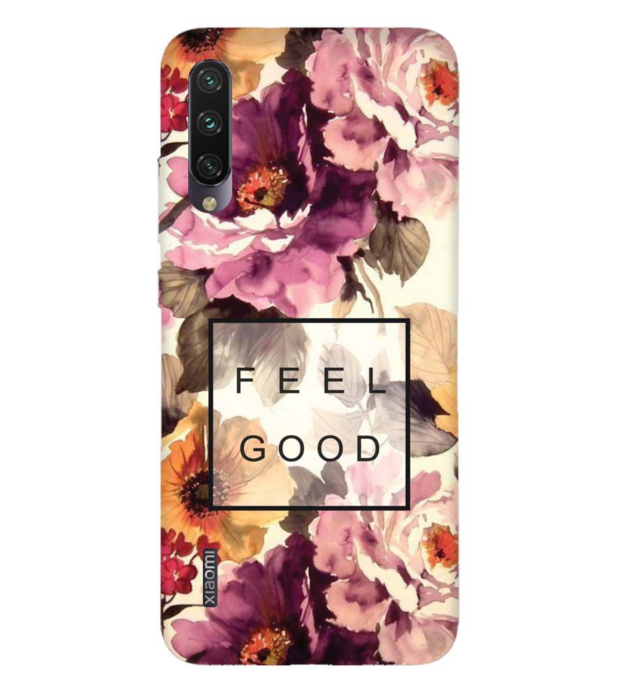 PS1324-Feel Good Flowers Back Cover for Xiaomi Mi A3