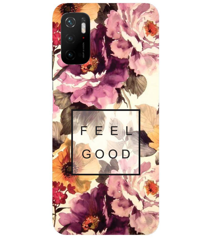 PS1324-Feel Good Flowers Back Cover for Xiaomi Poco M3 Pro 5G