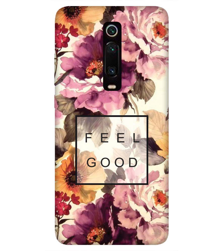 PS1324-Feel Good Flowers Back Cover for Xiaomi Redmi K20 and K20 Pro