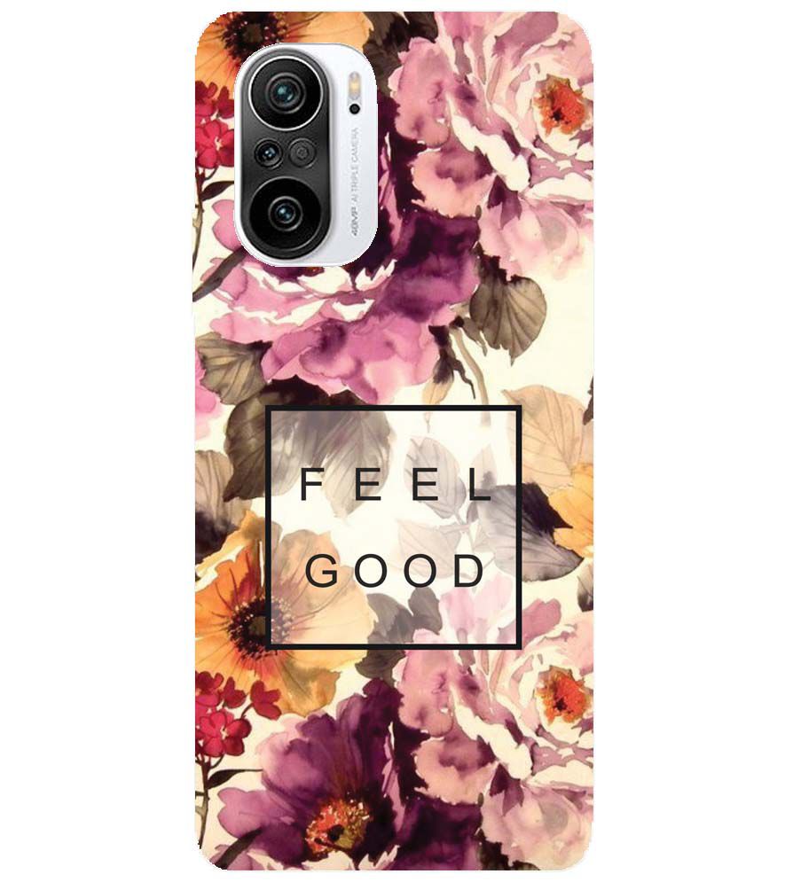 PS1324-Feel Good Flowers Back Cover for Xiaomi Redmi K40