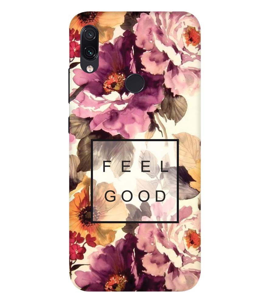 PS1324-Feel Good Flowers Back Cover for Xiaomi Redmi Note 7S