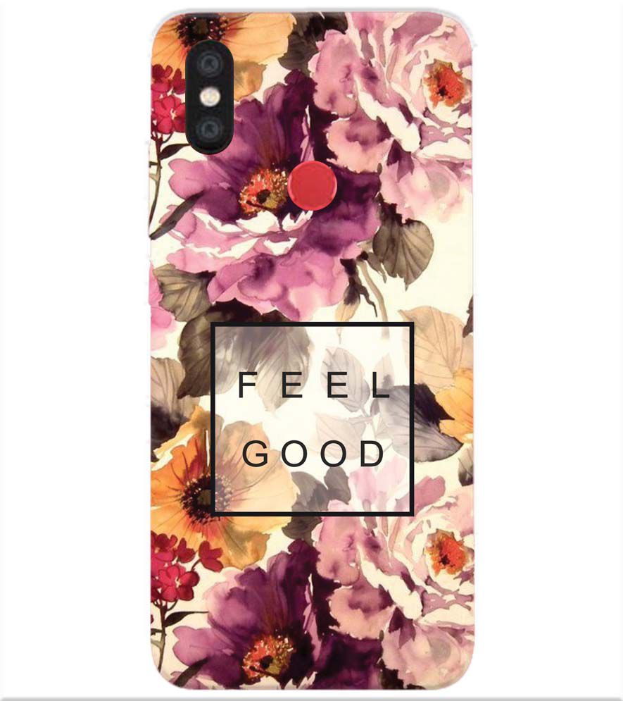 PS1324-Feel Good Flowers Back Cover for Xiaomi Redmi Y2