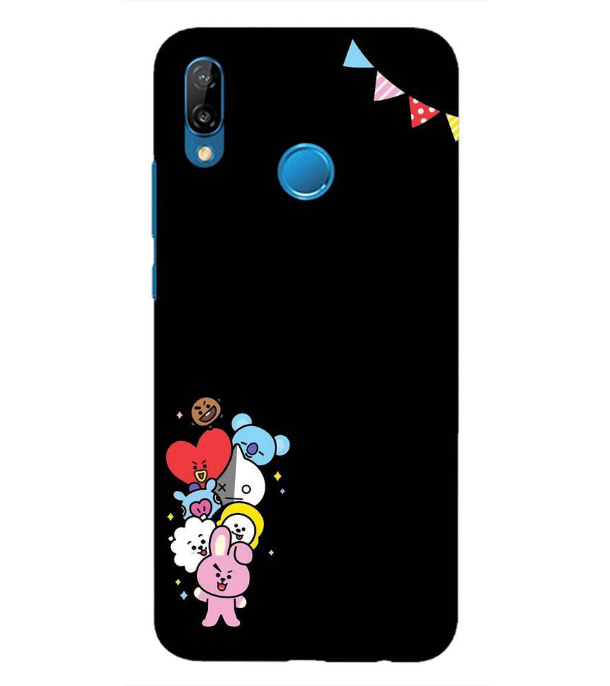 PS1325-Animals Brigade Back Cover for Huawei Nova 3e