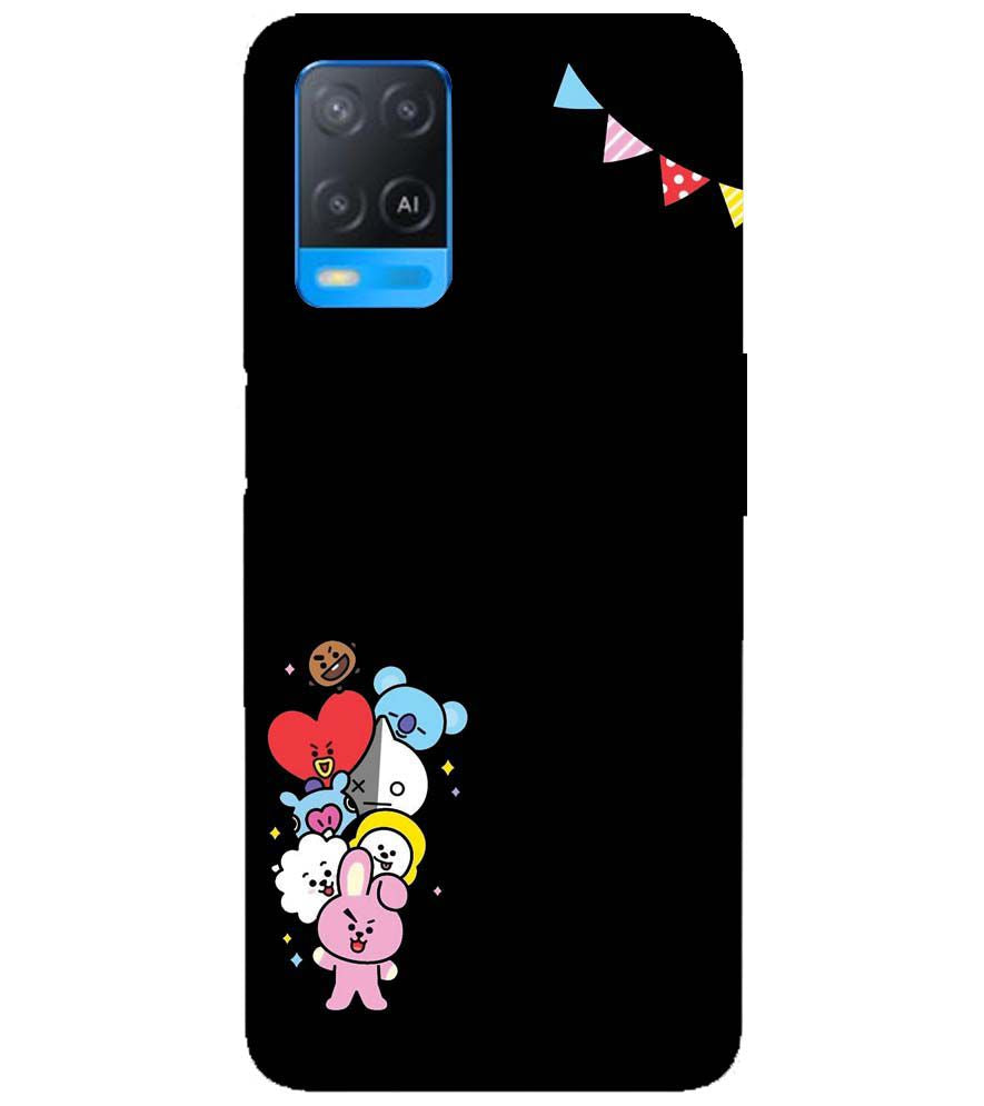 PS1325-Animals Brigade Back Cover for Oppo A54