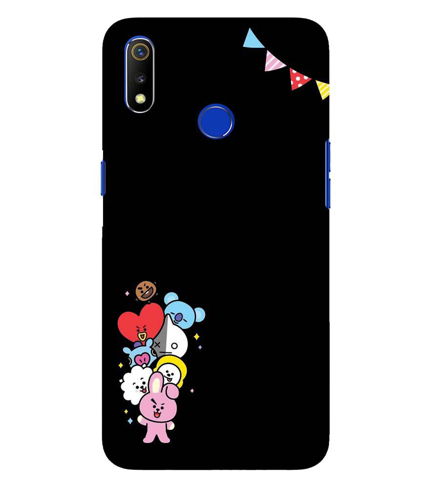 PS1325-Animals Brigade Back Cover for Oppo Realme 3