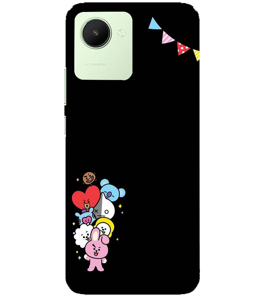 PS1325-Animals Brigade Back Cover for Realme C30