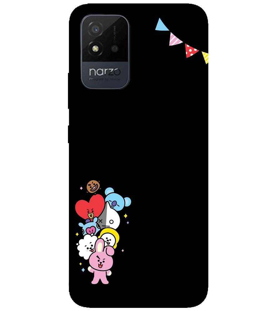 PS1325-Animals Brigade Back Cover for Realme Narzo 50i