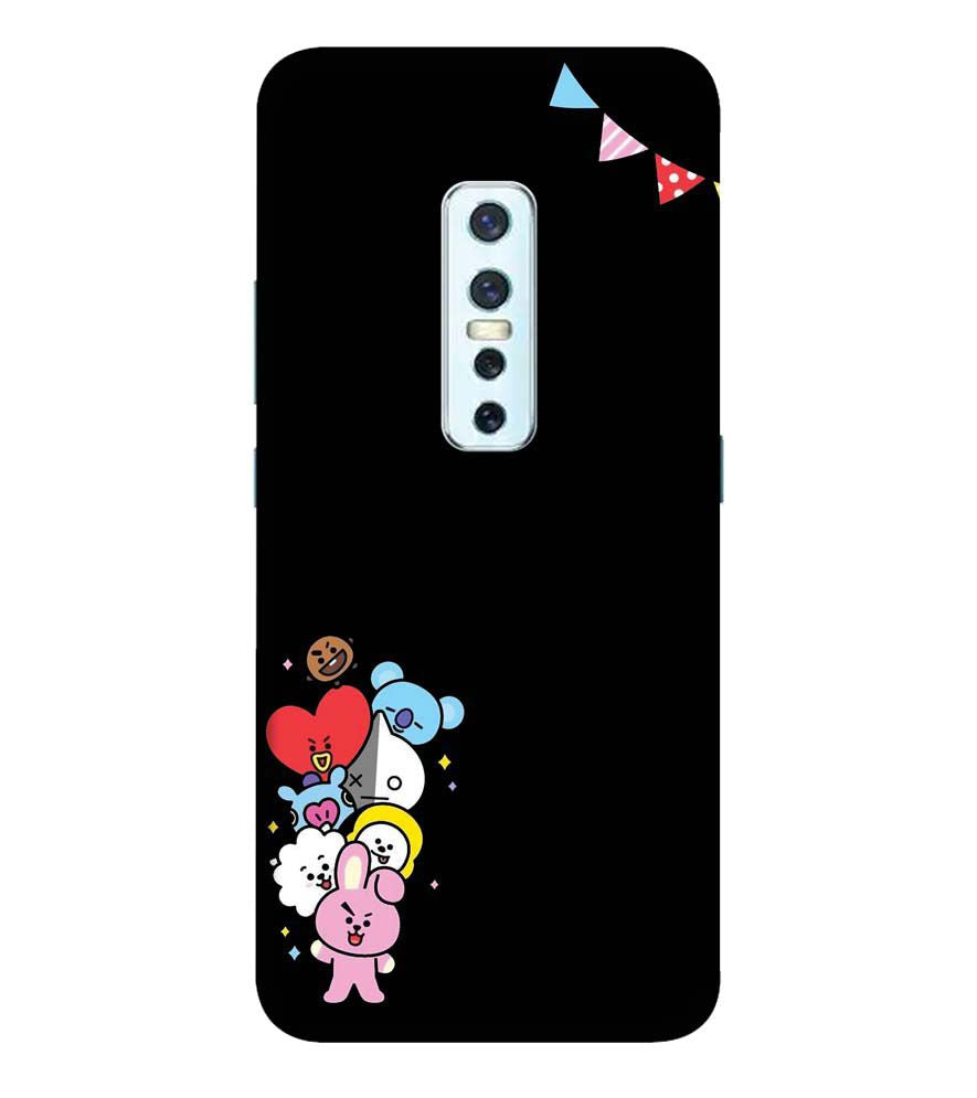 PS1325-Animals Brigade Back Cover for Vivo V17 Pro