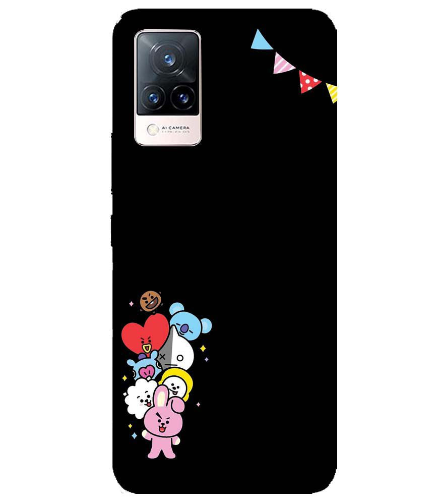 PS1325-Animals Brigade Back Cover for Vivo V21 5G