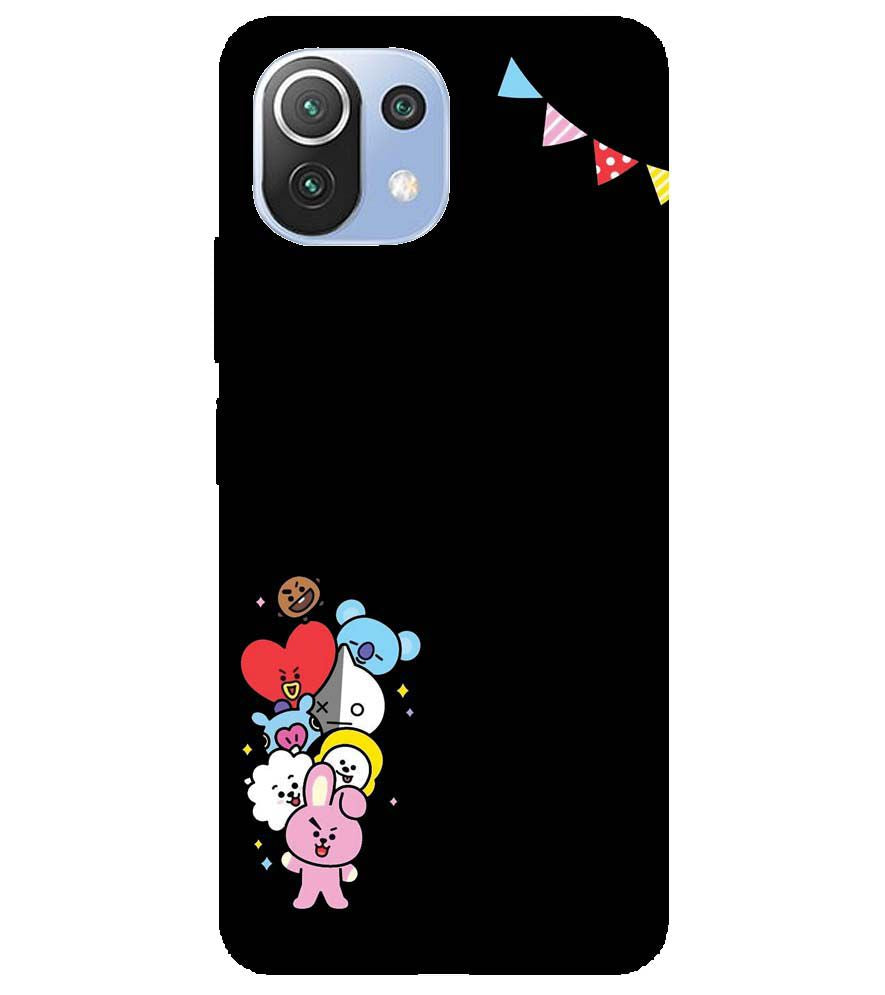 PS1325-Animals Brigade Back Cover for Xiaomi Mi 11 Lite