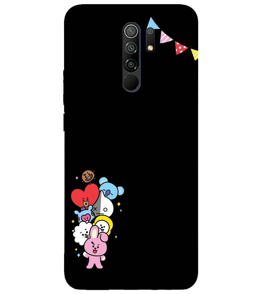 PS1325-Animals Brigade Back Cover for Xiaomi Poco M2