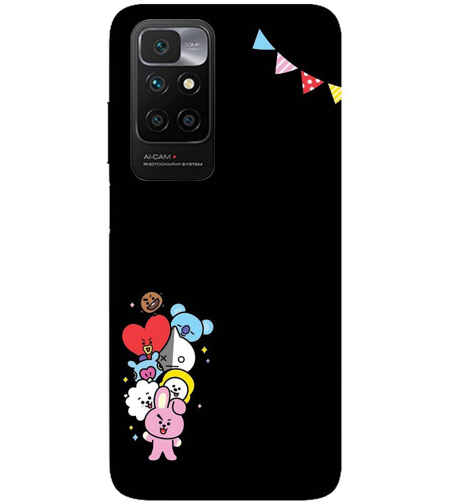 PS1325-Animals Brigade Back Cover for Xiaomi Redmi 10 Prime