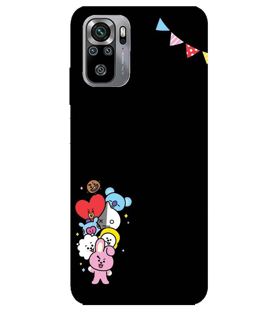 PS1325-Animals Brigade Back Cover for Xiaomi Redmi Note 10