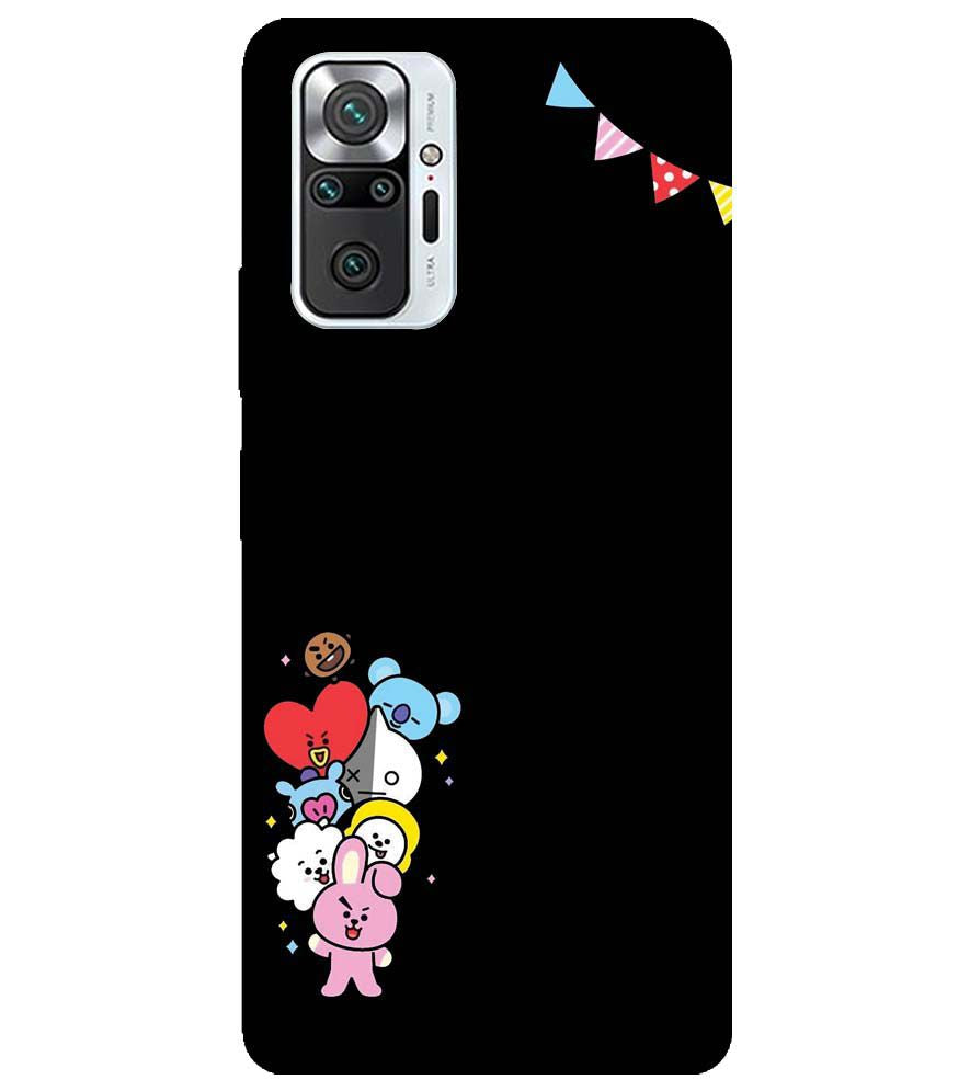 PS1325-Animals Brigade Back Cover for Xiaomi Redmi Note 10 Pro