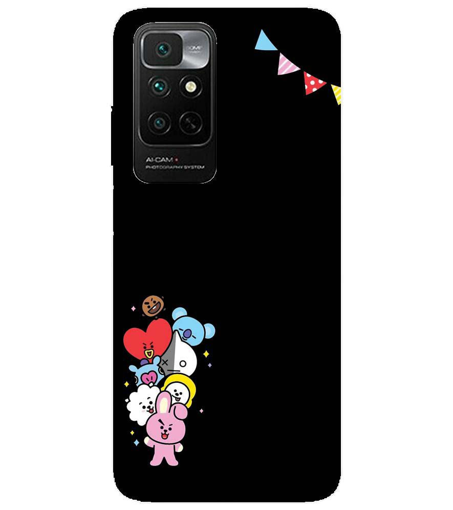 PS1325-Animals Brigade Back Cover for Xiaomi Redmi Note 11 4G