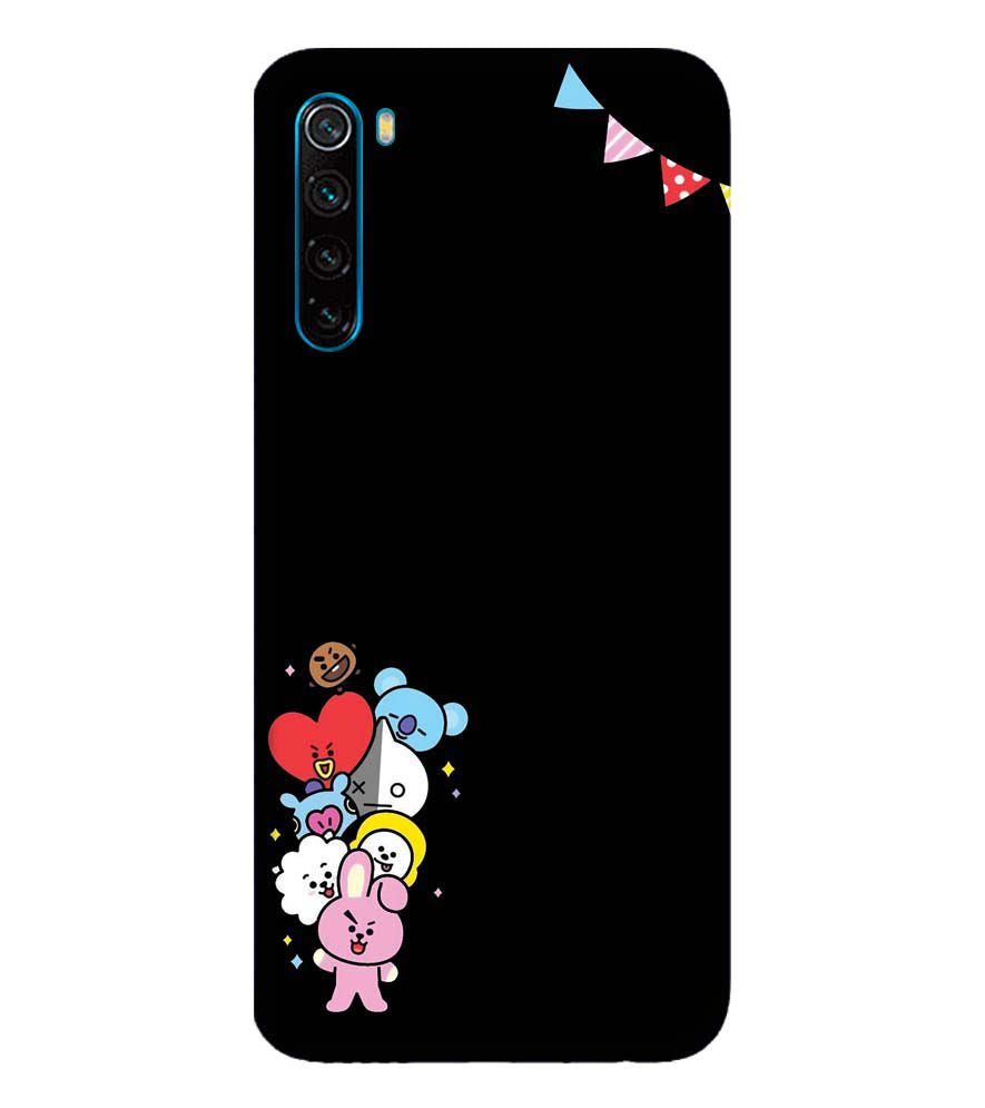 PS1325-Animals Brigade Back Cover for Xiaomi Redmi Note 8