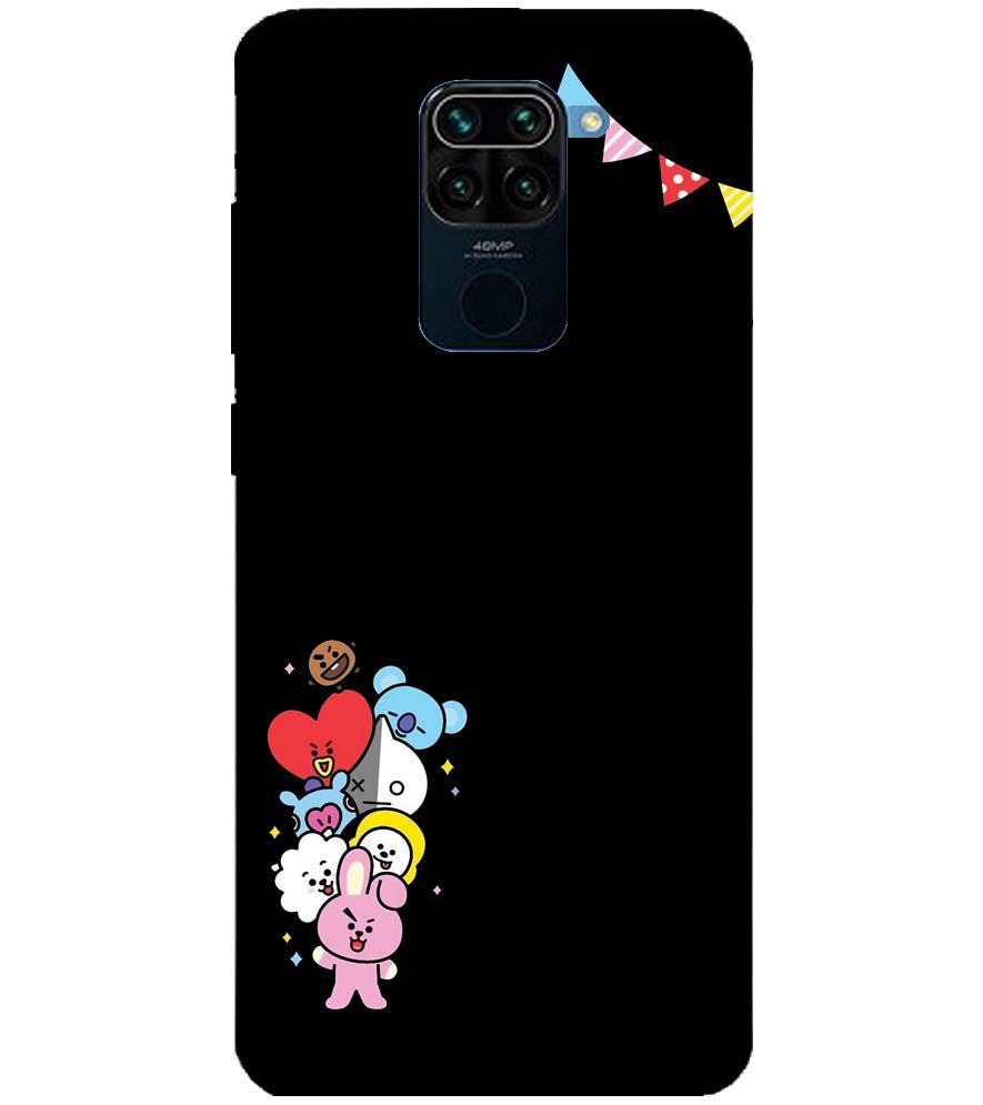 PS1325-Animals Brigade Back Cover for Xiaomi Redmi Note 9