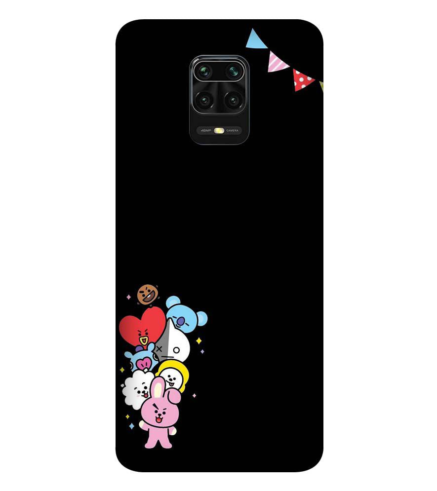 PS1325-Animals Brigade Back Cover for Xiaomi Redmi Note 9 Pro