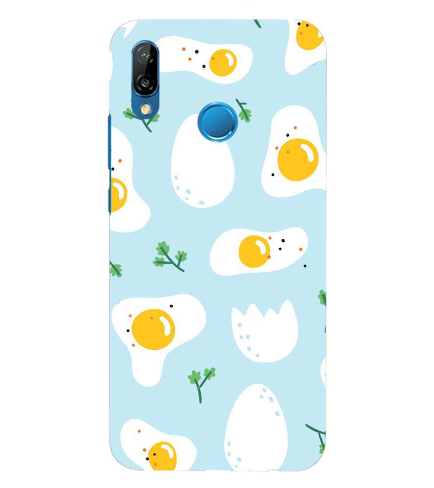 PS1326-Natural Abstract Pattern Back Cover for Huawei Nova 3e