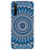 PS1327-Blue Mandala Design Back Cover for Realme 6 Pro