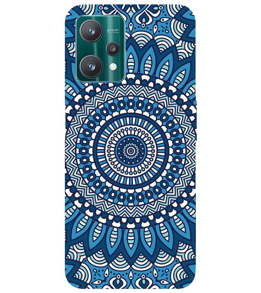 PS1327-Blue Mandala Design Back Cover for Realme 9 Pro