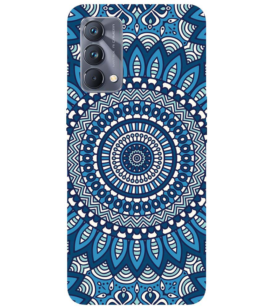 PS1327-Blue Mandala Design Back Cover for Realme GT Master