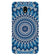 PS1327-Blue Mandala Design Back Cover for Samsung Galaxy J4 (2018)