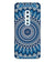 PS1327-Blue Mandala Design Back Cover for Vivo V17 Pro