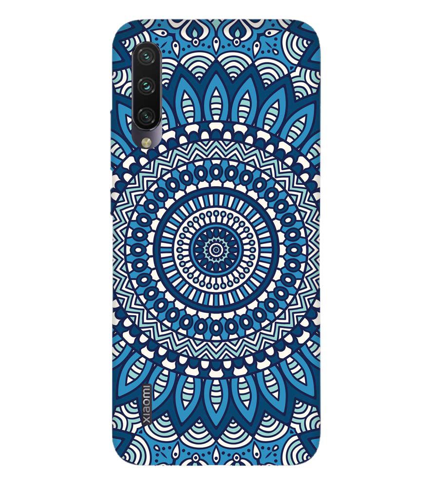 PS1327-Blue Mandala Design Back Cover for Xiaomi Mi A3