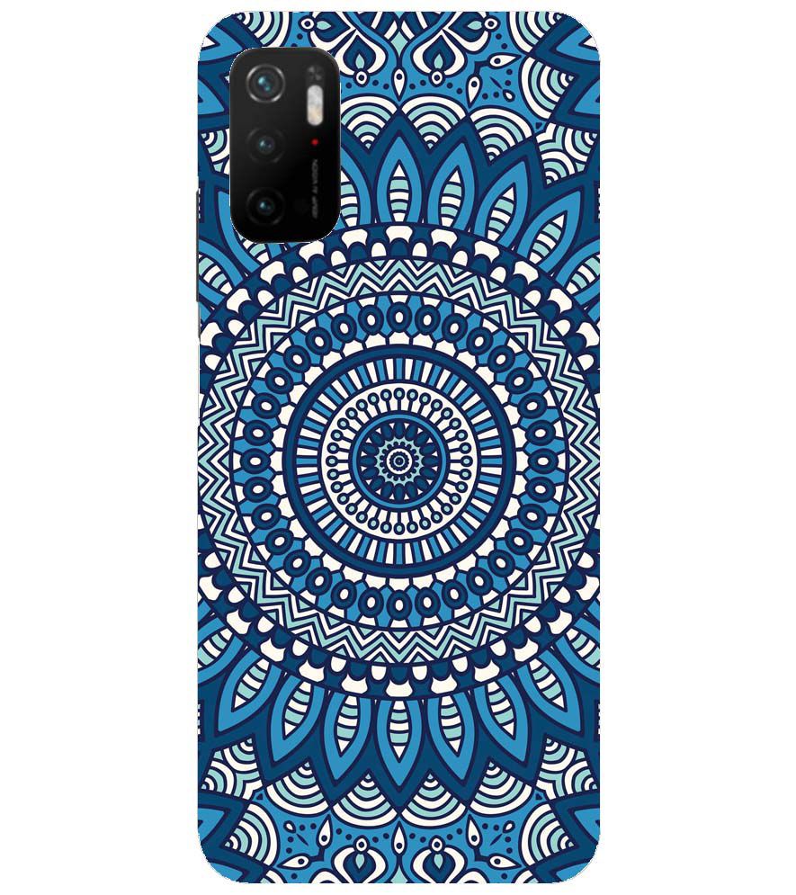 PS1327-Blue Mandala Design Back Cover for Xiaomi Poco M3 Pro 5G