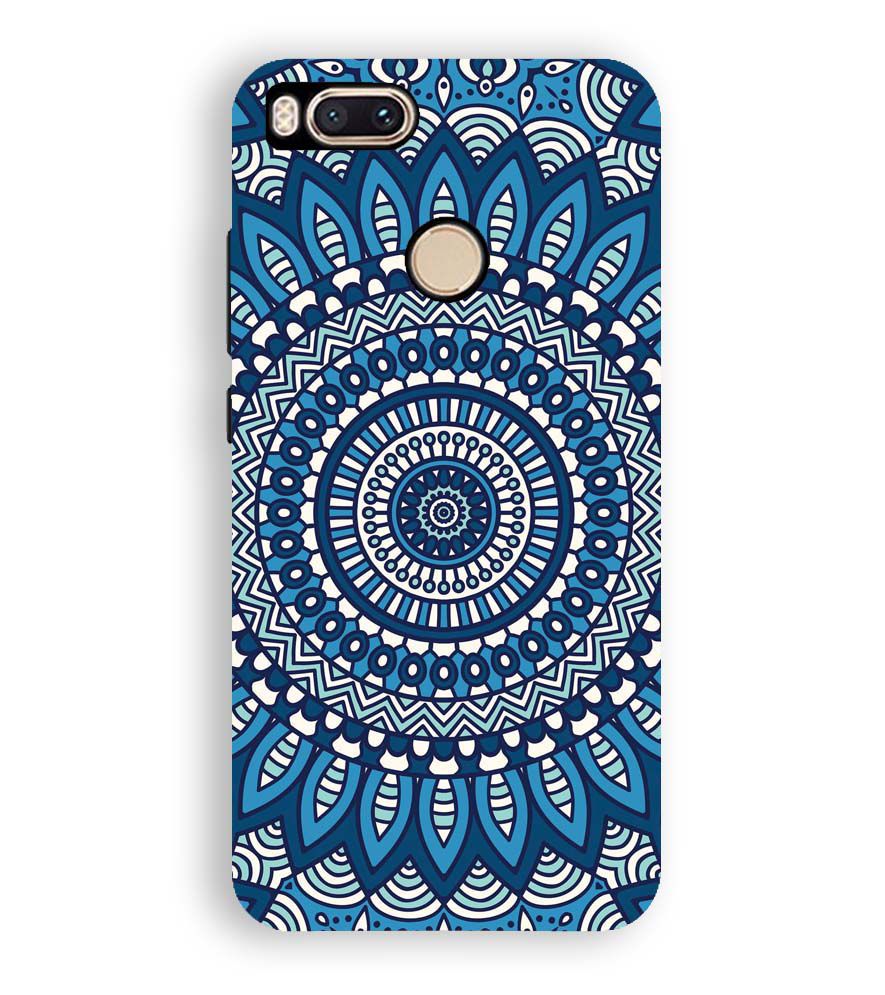 PS1327-Blue Mandala Design Back Cover for Xiaomi Redmi A1