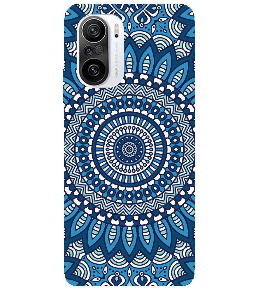 PS1327-Blue Mandala Design Back Cover for Xiaomi Redmi K40