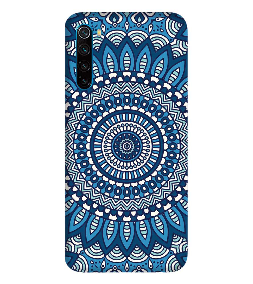 PS1327-Blue Mandala Design Back Cover for Xiaomi Redmi Note 8