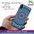 PS1327-Blue Mandala Design Back Cover for Realme 9 5G Speed