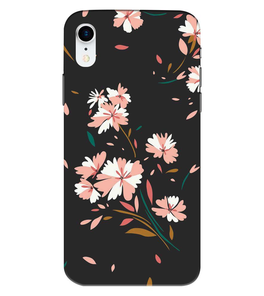 PS1328-Flower Pattern Back Cover for Apple iPhone XR