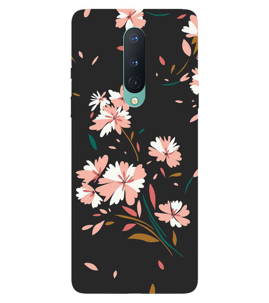 PS1328-Flower Pattern Back Cover for OnePlus 8