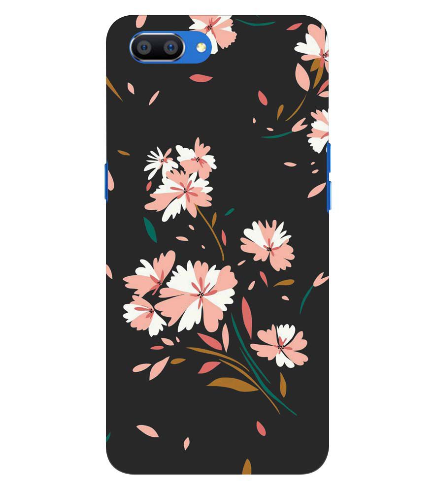 PS1328-Flower Pattern Back Cover for Oppo A3s