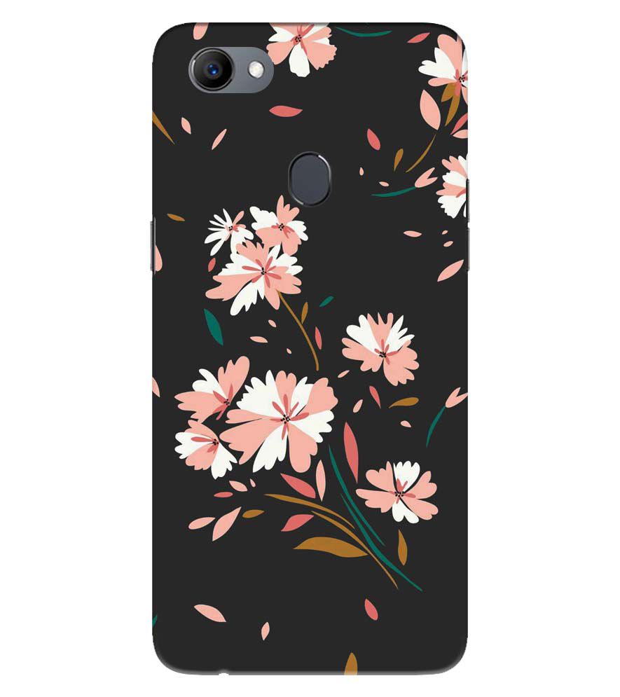 PS1328-Flower Pattern Back Cover for Oppo F5 Plus