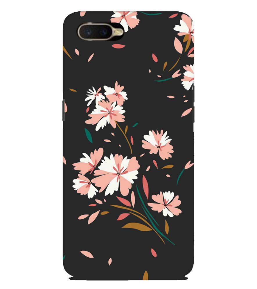 PS1328-Flower Pattern Back Cover for Oppo K1